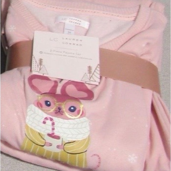 Kohl's Other - NWT Kohl's LC Lauren Conrad Pink Pajama Set.  Size M Long